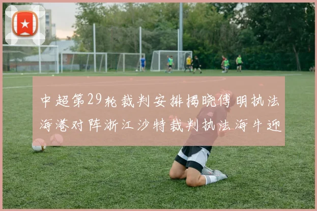 中超第29轮裁判安排揭晓傅明执法海港对阵浙江沙特裁判执法海牛迎战三镇
